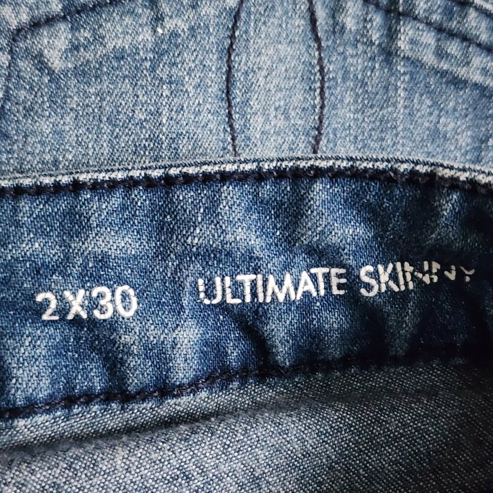 Calvin Klein Jeans Womens Size 3x30 Blue Denim Ultimate Skinny Pockets Stretch - Picture 6 of 7